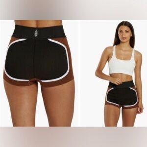 🐝NWOT FP movements Brown and Black Women's Athletic Shorts M